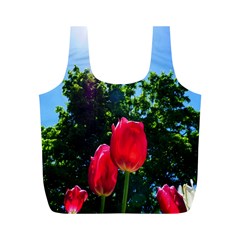 Skyward Tulips Full Print Recycle Bag (m) by okhismakingart