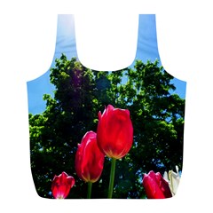 Skyward Tulips Full Print Recycle Bag (l)