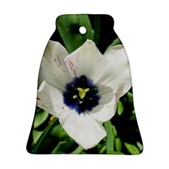 Blue Centered Tulip Bell Ornament (two Sides) by okhismakingart