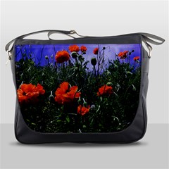 Poppy Field Messenger Bag by okhismakingart