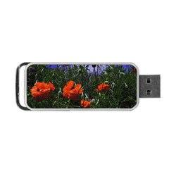 Poppy Field Portable Usb Flash (two Sides) by okhismakingart