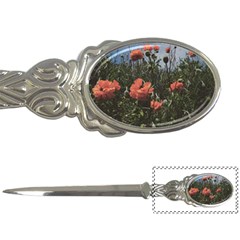 Faded Poppy Field  Letter Opener by okhismakingart