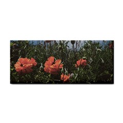 Faded Poppy Field  Hand Towel by okhismakingart