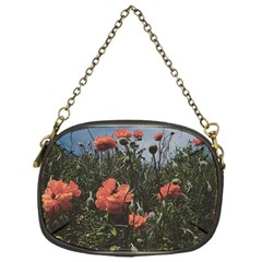 Faded Poppy Field  Chain Purse (one Side) by okhismakingart