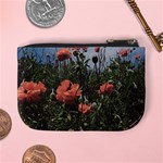 Faded Poppy Field  Mini Coin Purse Back