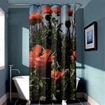 Faded Poppy Field  Shower Curtain 36  x 72  (Stall)  Curtain(36 X72 ) - 33.26 x66.24  Curtain(36 X72 )