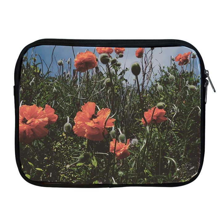 Faded Poppy Field  Apple iPad 2/3/4 Zipper Cases