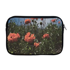 Faded Poppy Field  Apple Macbook Pro 17  Zipper Case by okhismakingart