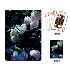 Blue Snowballs Ii Playing Cards Single Design (rectangle)