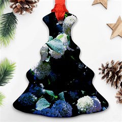 Blue Snowballs Ii Ornament (christmas Tree) 