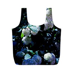 Blue Snowballs Ii Full Print Recycle Bag (m) by okhismakingart