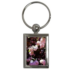 Purple Snowballs Key Chain (rectangle)