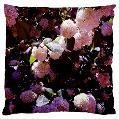 Purple Snowballs Standard Flano Cushion Case (two Sides) by okhismakingart