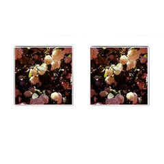 Pink Snowballs Ii Cufflinks (square) by okhismakingart