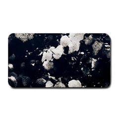 High Contrast Black And White Snowballs Ii Medium Bar Mats by okhismakingart