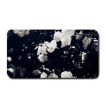 High Contrast Black and White Snowballs II Medium Bar Mats 16 x8.5  Bar Mat