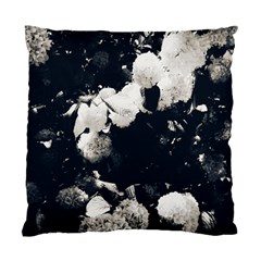 High Contrast Black And White Snowballs Ii Standard Cushion Case (one Side) by okhismakingart