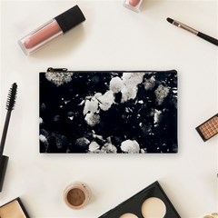 High Contrast Black And White Snowballs Ii Cosmetic Bag (small) by okhismakingart