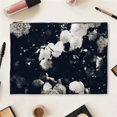 High Contrast Black And White Snowballs Ii Cosmetic Bag (xl) by okhismakingart