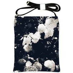 High Contrast Black And White Snowballs Ii Shoulder Sling Bag by okhismakingart