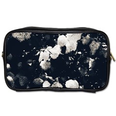 High Contrast Black And White Snowballs Ii Toiletries Bag (one Side) by okhismakingart