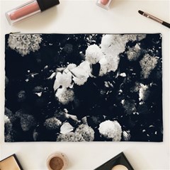 High Contrast Black And White Snowballs Ii Cosmetic Bag (xxl) by okhismakingart