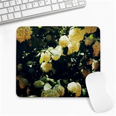 Yellow Snowballs Ii Large Mousepads by okhismakingart