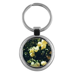 Yellow Snowballs Ii Key Chain (round)