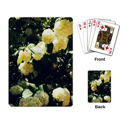 Yellow Snowballs Ii Playing Cards Single Design (rectangle) by okhismakingart