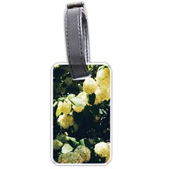 Yellow Snowballs Ii Luggage Tag (one Side) by okhismakingart