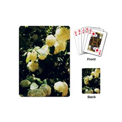 Yellow Snowballs Ii Playing Cards Single Design (mini) by okhismakingart