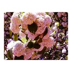 Pink Snowballs Double Sided Flano Blanket (Mini)  35 x27  Blanket Front