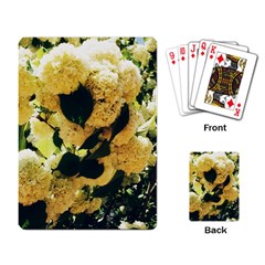 Yellow Snowballs Playing Cards Single Design (rectangle)