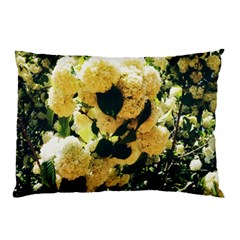 Yellow Snowballs Pillow Case by okhismakingart