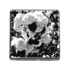 Black And White Snowballs Memory Card Reader (square 5 Slot) by okhismakingart