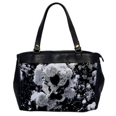 Black And White Snowballs Oversize Office Handbag by okhismakingart