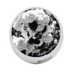 Black And White Snowballs 4-port Usb Hub (two Sides) by okhismakingart