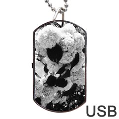 Black And White Snowballs Dog Tag Usb Flash (one Side) by okhismakingart