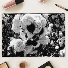 Black And White Snowballs Cosmetic Bag (xxl)