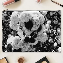 Black And White Snowballs Cosmetic Bag (xxxl) by okhismakingart