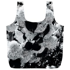 Black And White Snowballs Full Print Recycle Bag (xl) by okhismakingart