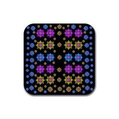 Wishing Up On The Most Beautiful Star Rubber Square Coaster (4 Pack)  by pepitasart