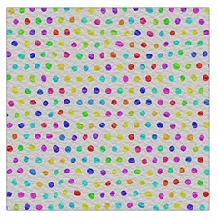 Social Disease - Polka Dot Design Large Satin Scarf (square) by WensdaiAmbrose