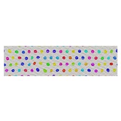 Social Disease - Polka Dot Design Satin Scarf (oblong) by WensdaiAmbrose