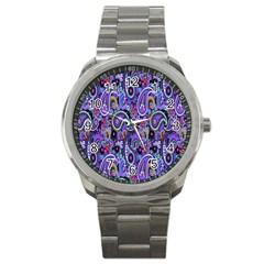 Paisley 2 Sport Metal Watch by impacteesstreetwearfive