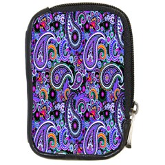 Paisley 2 Compact Camera Leather Case by impacteesstreetwearfive