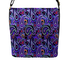 Paisley 2 Flap Closure Messenger Bag (l) by impacteesstreetwearfive