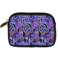 Paisley 2 Digital Camera Leather Case