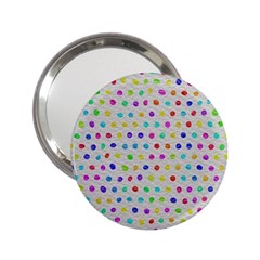 Social Disease - Polka Dot Design 2 25  Handbag Mirrors by WensdaiAmbrose