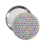 Social Disease - Polka Dot Design 2.25  Handbag Mirrors Front